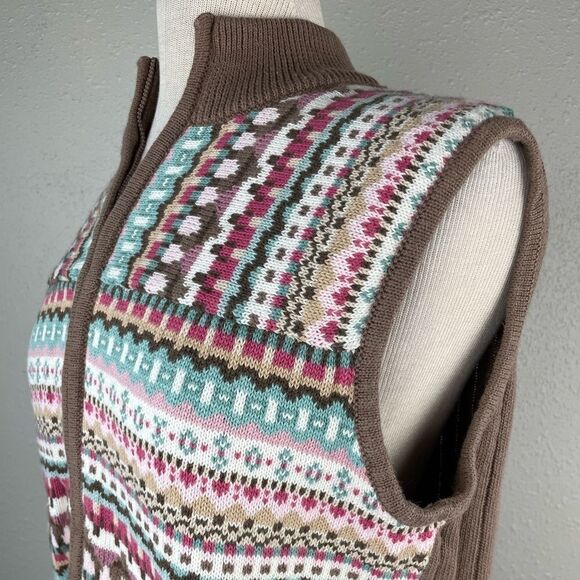 Alfred Dunner Full Sip Cardigan Style Sweater Size S EUC - Picture 4 of 7